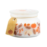 Emocio Autumn leaves vonná svíčka, se skleněným víčkem, 100x79 mm, sklo
