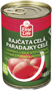 Fine Life Rajčata loupaná celá