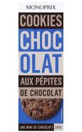 Monoprix Cookies sušenky s čokoládovými kousky