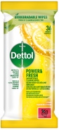 Dettol Antibakteriální ubrousky na povrchy Citron