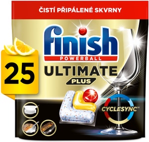 Náhled kategorie Finish Ultimate Plus All in 1 kapsle do myčky nádobí Lemon 
