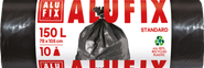 Alufix Pytle na odpadky 150 l, 10 ks, LDPE  černé
