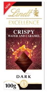 Lindt Čokoláda Excellence Hořká s oplatkou a karamelem