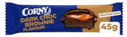 Corny Soft proteinová tyčinka hořká čokoláda-brownie