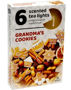 Čajové Grandmas cookies vonné svíčky