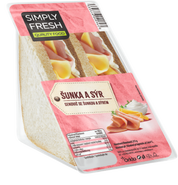 Simply Fresh Sendvič šunka a sýr 