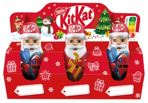 KitKat Mikuláš dutá figurka 3×17g