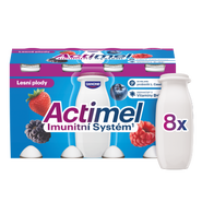 Actimel Probiotický jogurtový nápoj s vitamíny lesní plody 8x100g