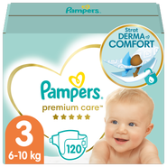 Pampers Premium Care Midi plenky, vel. 3 (6-10 kg)
