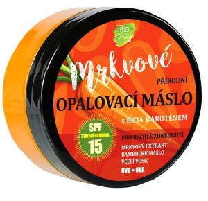 Vivaco Přírodní opalovací mrkvové máslo OF 15