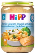 HiPP Těstoviny s lososem, brokolicí a smetanou