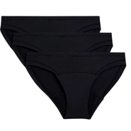 Marks & Spencer Vysoce savé menstruační kalhotky - bikini, 3&nbsp;ks, barva černá, velikost 8 