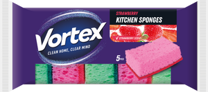 Vortex Houbička na nádobí s jahodovou vůní
