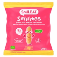 Smileat BIO Kukuřičné křupky banán & jahoda s extra panenským olivovým olejem