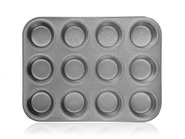 Banquet forma na 12 muffinů s nepřilnavým povrchem Granite 35x26,5x3cm