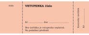 Optys Vstupenky bločkové 100lístků
