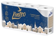 Linteo Toaletní papír 3vrstvý, 8 rolí, Vánoce, DEN a NOC 