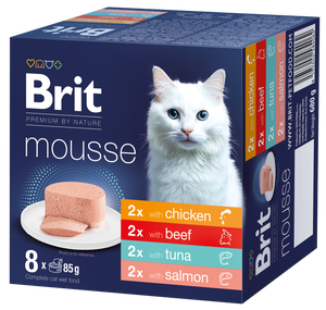 Brit Premium by Nature Cat Multipack, 8 x 85 g Mix, pro kočky