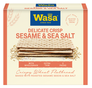 Wasa Delicate Crisp křupavé tenké plátky se sezamem