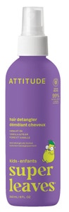 Attitude Super leaves Kids Dětský sprej na rozčesávání vlasů s vůní vanilky a hrušky