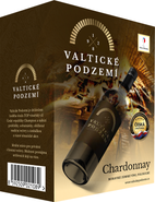 Valtické podzemí BIB Chardonnay moravské zemské víno polosuché