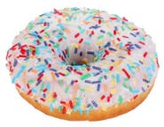 Donut s barevným posypem