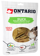 Ontario Pochoutka kachna, vařené prsní filety pro kočky