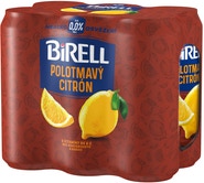 Birell 0.0 Polotmavý citron nealkoholické pivo 6x0,5l