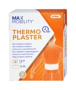 Dr.Max Thermoplaster Pás s hřejivými vložkami 4 vložky 13 x 9 cm