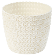 Nohel Garden Obal na květník Magnolia Jersey krémový, 14 cm 