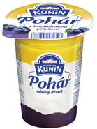 Mlékárna Kunín Pohár mléčný dezert s borůvkovou příchutí