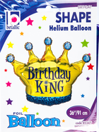 Grabo Balloons Balónek fóliový - Birthday Kings 91cm 