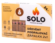 SOLO Ekologický podpalovač Zápalka 2v1