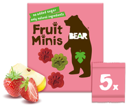 Bear Fruit Minis ovocné tlapky jahoda a jablko 5x20g