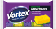 Vortex Kuchyňské houbičky maximálna pěna 5 ks