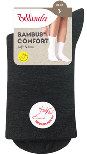 Bellinda Bambus Comfort dámské ponožky černé, vel. 39-42
