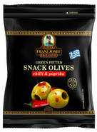 Franz Josef Kaiser Snack olivy zelené bez pecky s chilli a papričkou