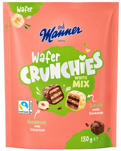 Manner Wafer Crunchies White