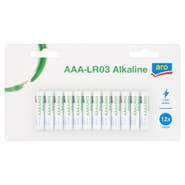 ARO baterie LR03 alkalické AAA 12ks