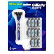 Gillette Mach3 holící strojek + 12 ks náhradní hlavice