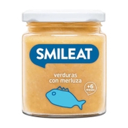 Smileat BIO Příkrm divoká mořská štika se zeleninou, rýží a panenským olivovým olejem