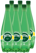 Perrier Přírodní Minerální voda perlivá, PET 6 x 1 L
