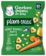 Gerber Organic křupavá srdíčka s mrkví