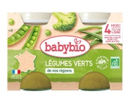 BabyBio Babybio Zelená zelenina 2x130 g