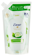 Dove Go Fresh Zkrášlující krémové tekuté mýdlo s vůní okurky a zeleného čaje