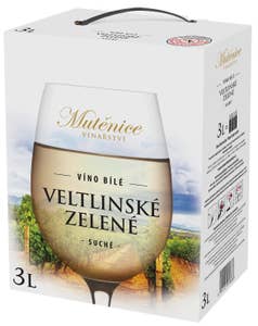Vinařství Mutěnice Jumbo BIB Veltlínské zelené, odrůdové víno bílé