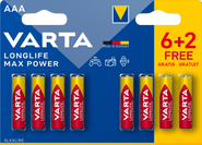 Varta Longlife Max Power 6+2 AAA