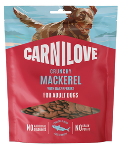 Carnilove Crunchy Snack Mackerel with Raspberries pro psy