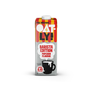 OATLY Ovesný nápoj Barista, popcorn
