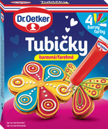 Dr. Oetker Tubičky 4x barevné